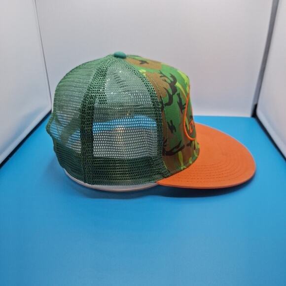 Duck Dynasty Official 2013 Orange & Camouflage Trucker Mesh Snapback Hat Cap - Picture 5 of 7